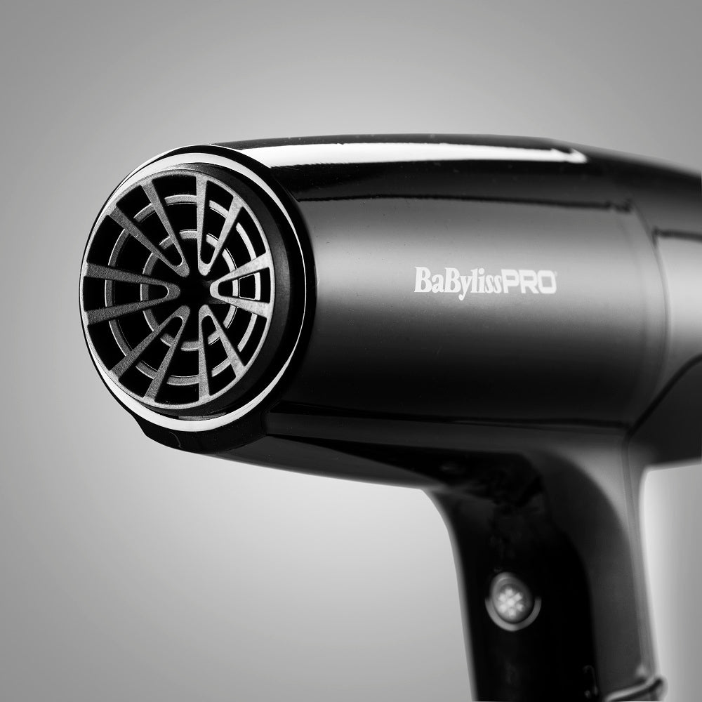 Babyliss Pro Uscător De Păr Falco Black Silver + Cadou BaByliss PRO Perie Păr 32mm