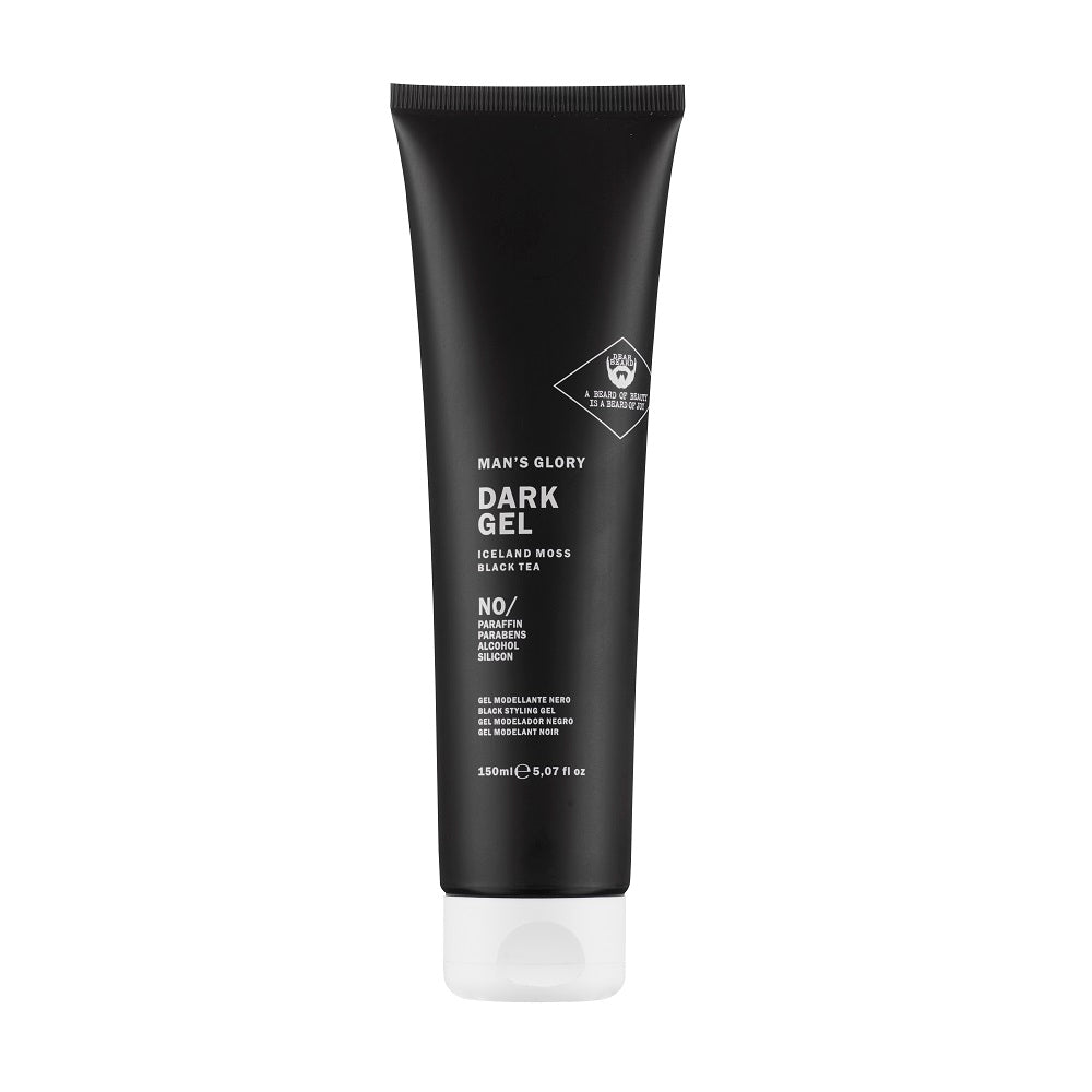 Dear Beard Man's Glory Gel De Păr Dark Negru Cu Fixare Usoară 150ml